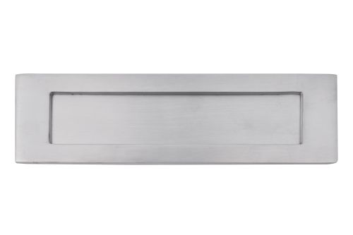 Click Here To Enlarge This Photo Of Eclipse 37804 Satin Chrome 254mm x 76mm Victorian Pattern Letter Plate