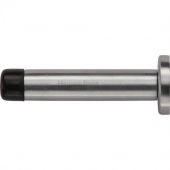 V1192 76-SC Heritage Brass Projection Door Stop 76mm  (87mm projection inc buffer) Satin Chrome Finish