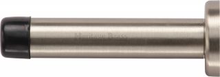 V1192 76-SN Heritage Brass Projection Door Stop 76mm  (87mm projection inc buffer) Satin Nickel Finish