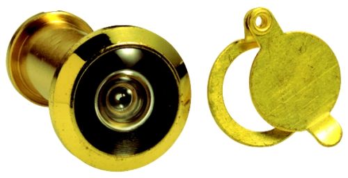 Click Here To Enlarge This Photo Of Eclipse 17986 Polished Brass 180° Door Viewer (35-55mm Thick Doors)