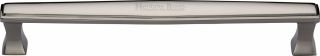 V1334 305-PNF Heritage Brass Door Pull Handle Deco Design 305mm Polished Nickel Finish