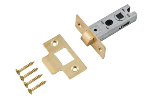 Click Here To Enlarge This Photo Of Eclipse 71270 63mm Bolt Through CE Fire Rated Tubular Mortice Latch - Electro Brass