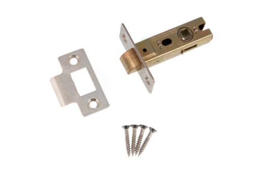 Click Here To Enlarge This Photo Of Eclipse 71271 63mm Bolt Through CE Fire Rated Tubular Mortice Latch - Nickel Plated