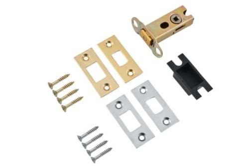 Click Here To Enlarge This Photo Of Eclipse 70283 63mm Heavy Duty Tubular Mortice Deadbolt - Polished Brass/Satin Chrome