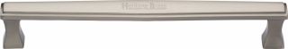 V1334 305-SN Heritage Brass Door Pull Handle Deco Design 305mm Satin Nickel Finish
