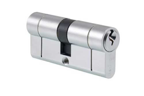 Click Here To Enlarge This Photo Of Eclipse 70403 70mm 6-Pin Architectural Euro Profile Double Cylinder - Satin Chrome