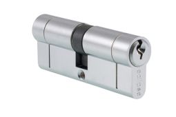 Eclipse 70404 80mm 6-Pin Architectural Euro Profile Double Cylinder - Satin Chrome