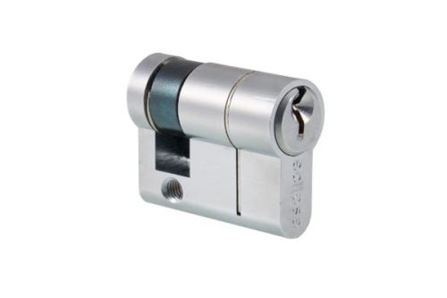 Click Here To Enlarge This Photo Of Eclipse 70405 40mm 6-Pin Architectural Euro Profile Single Cylinder - Satin Chrome