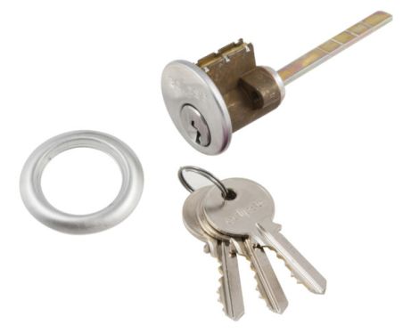 Click Here To Enlarge This Photo Of Eclipse 70406 Replacement Rim Cylinder - Satin Chrome