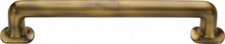 V1376 330-AT Heritage Brass Door Pull Handle Traditional Design 330mm Antique Brass Finish