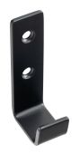 Eclipse 34949 Matt Black (SS) Strip Pattern Coat Hook