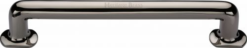 Click Here To Enlarge This Photo Of V1376 330-PNF Heritage Brass Door Pull Handle Traditional Design 330mm Polished Nickel Finish