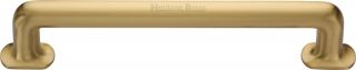V1376 330-SB Heritage Brass Door Pull Handle Traditional Design 330mm Satin Brass Finish