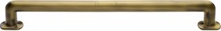 V1376 482-AT Heritage Brass Door Pull Handle Traditional Design 482mm Antique Brass Finish