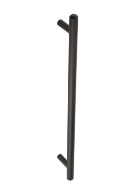 Click Here To Enlarge This Photo Of BUR1000DB Frelan Hardware Burlington Belgrave Pull Handle 425 x 20mm Bolt Through Dark Bronze