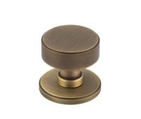 BUR102AB Frelan Hardware Burlington Westbourne Mortice Door Knob Antique Brass