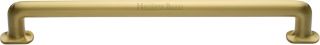 V1376 482-SB Heritage Brass Door Pull Handle Traditional Design 482mm Satin Brass Finish