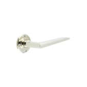 BUR10PN Frelan Hardware Burlington Mayfair Door Handles (No Outer Rose) Polished Nickel