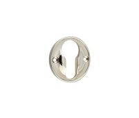 BUR122PN Frelan Hardware Burlington 40mm Euro Profile Escutcheon 40mm Polished Nickel