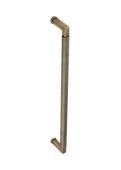 BUR130AB Frelan Hardware Burlington Westminster Pull Handle 425 x 20mm Bolt Through Antique Brass