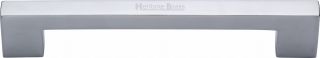 V1390 305-SC Heritage Brass Door Pull Handle Urban Design 305mm Satin Chrome Finish