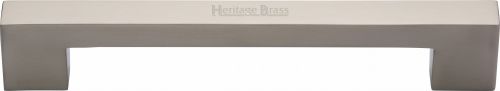Click Here To Enlarge This Photo Of V1390 305-SN Heritage Brass Door Pull Handle Urban Design 305mm Satin Nickel Finish
