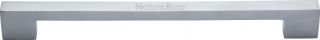 V1390 457-SC Heritage Brass Door Pull Handle Urban Design 457mm Satin Chrome Finish