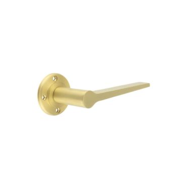 Click Here To Enlarge This Photo Of BUR20SB Frelan Hardware Burlington Knightsbridge Door Handles (No Outer Rose) Satin Brass