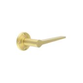 BUR20SB Frelan Hardware Burlington Knightsbridge Door Handles (No Outer Rose) Satin Brass