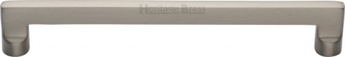 Click Here To Enlarge This Photo Of C0345 203-SN Heritage Brass Cabinet Pull Apollo Design 203mm ctc Satin Nickel Finish