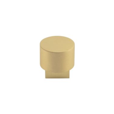Click Here To Enlarge This Photo Of BUR300SB Frelan Hardware Burlington Westminster 30mm Round Cupboard Knob Satin Brass