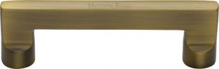 C0345 96-AT Heritage Brass Cabinet Pull Apollo Design 96mm ctc Antique Brass Finish
