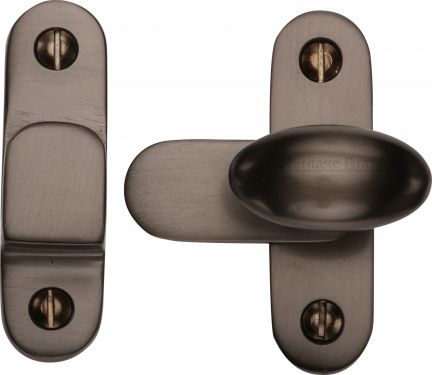 Click Here To Enlarge This Photo Of V1970-MB Heritage Brass Showcase Fastener Matt Bronze Finish