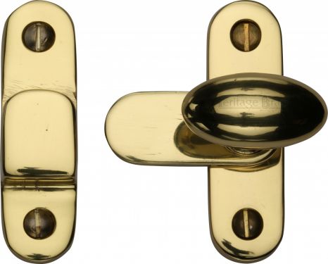 Click Here To Enlarge This Photo Of V1970-PB Heritage Brass Showcase Fastener Polished Brass Finish