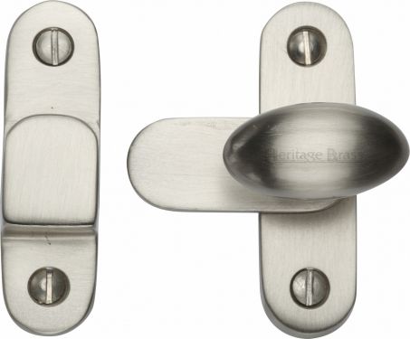 Click Here To Enlarge This Photo Of V1970-SN Heritage Brass Showcase Fastener Satin Nickel Finish