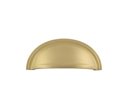 Click Here To Enlarge This Photo Of BUR423PB Frelan Hardware Burlington Cup Pull 70mm Polished Brass