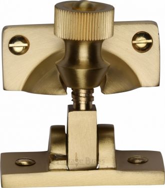 Click Here To Enlarge This Photo Of V2055-SB Heritage Brass Brighton Sash Fastener Satin Brass Finish