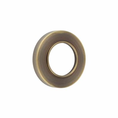 Click Here To Enlarge This Photo Of BUR50AB Frelan Hardware Burlington Plain Outer Roses for Levers and Turn & Releases Antique Brass