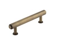 BUR511AB Frelan Hardware Burlington Belgrave Stepped Cabinet Handle 128mm Antique Brass