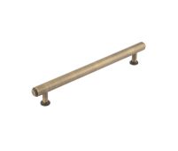 BUR512AB Frelan Hardware Burlington Belgrave Stepped Cabinet Handle 224mm Antique Brass