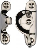V2060L-PNF Heritage Brass Fitch Pattern Sash Fastener Lockable Polished Nickel Finish