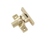 BUR6288SB Frelan Hardware Burlington Brighton Fastener (Pattern 2) Satin Brass
