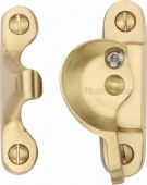 V2060L-SB Heritage Brass Fitch Pattern Sash Fastener Lockable Satin Brass Finish