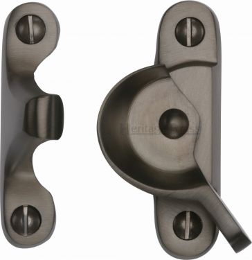 Click Here To Enlarge This Photo Of V2060-MB Heritage Brass Fitch Pattern Sash Fastener Matt Bronze Finish