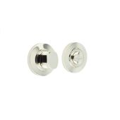 BUR-81PN-51PN Frelan Hardware Burlington Turn & Release (Inner 3) Chamfered Rose Polished Nickel