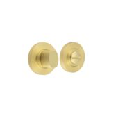BUR-81SB-50SB Frelan Hardware Burlington Turn & Release (Inner 3) Plain Rose Satin Brass