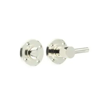 Click Here To Enlarge This Photo Of BUR82PN Frelan Hardware Burlington Easy Turn & Release (No Outer Rose) Polished Nickel