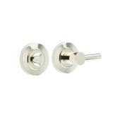 BUR-82PN-51PN Frelan Hardware Burlington Easy Turn & Release on Chamfered Rose Polished Nickel