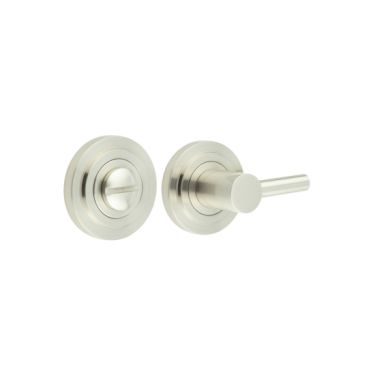 Click Here To Enlarge This Photo Of BUR-82SN-52SN Frelan Hardware Burlington Easy Turn & Release on Stepped Rose Satin Nickel