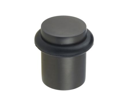Click Here To Enlarge This Photo Of BUR960DB Frelan Hardware Burlington Plain Floor Mounted Door Stop 40mm Dia Dark Bronze